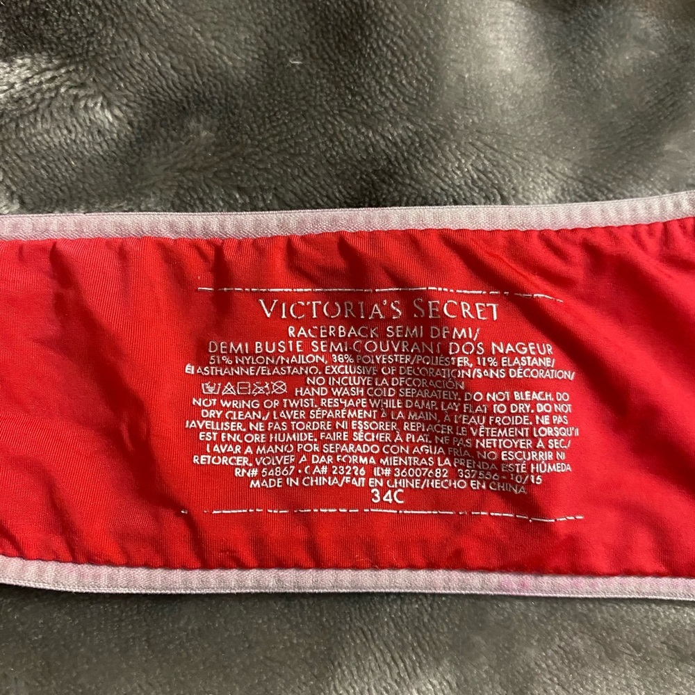 PINK Racerback Red Bra